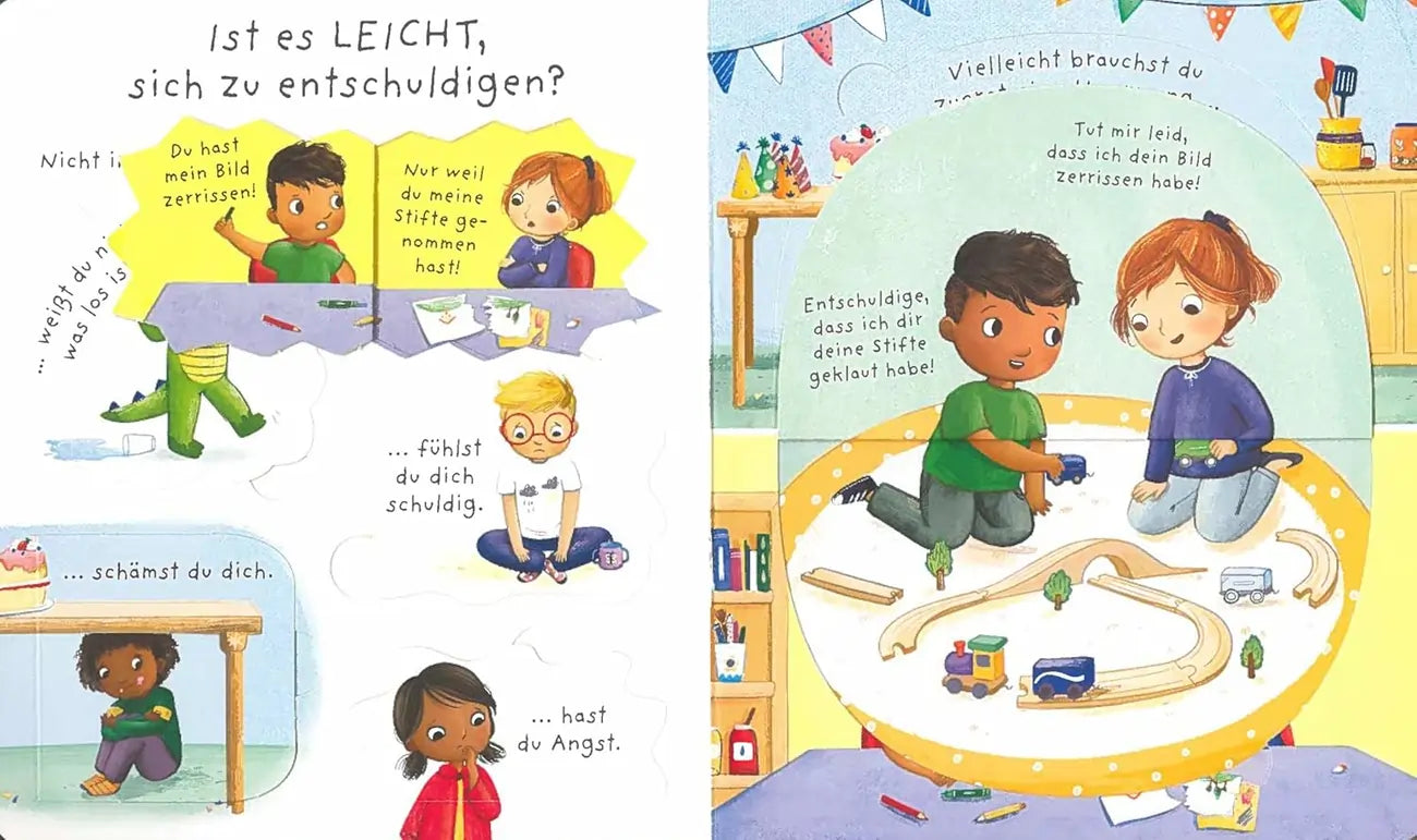 Aufklappen und Gefühle verstehen: Warum sollte ich mich entschuldigen?