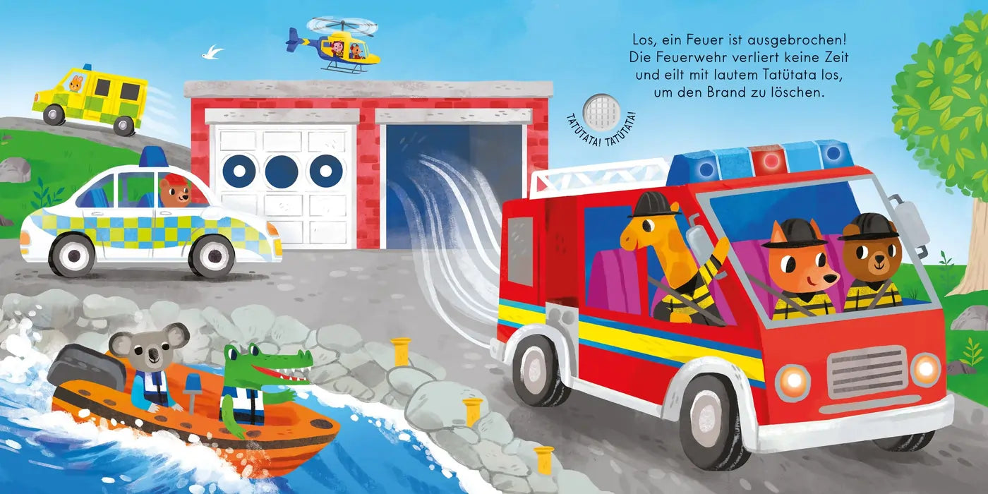 Mein Lichter-Klangbuch: Rettungsfahrzeuge