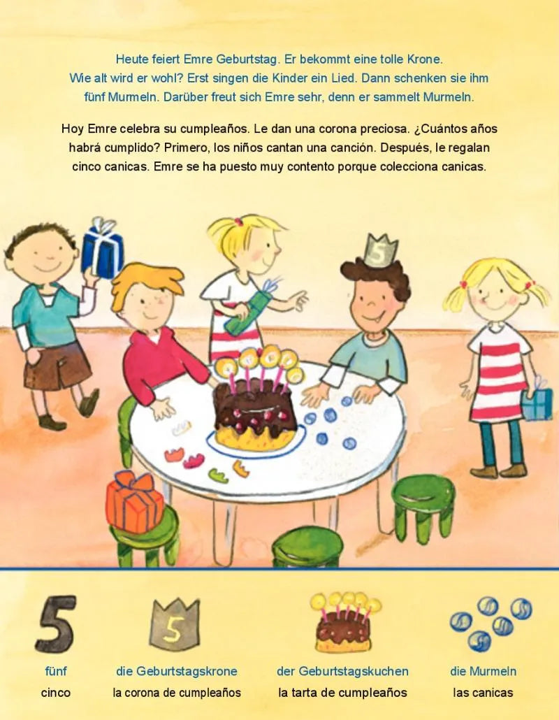 1, 2, 3 in kindergarten / 1, 2, 3 in the guardería