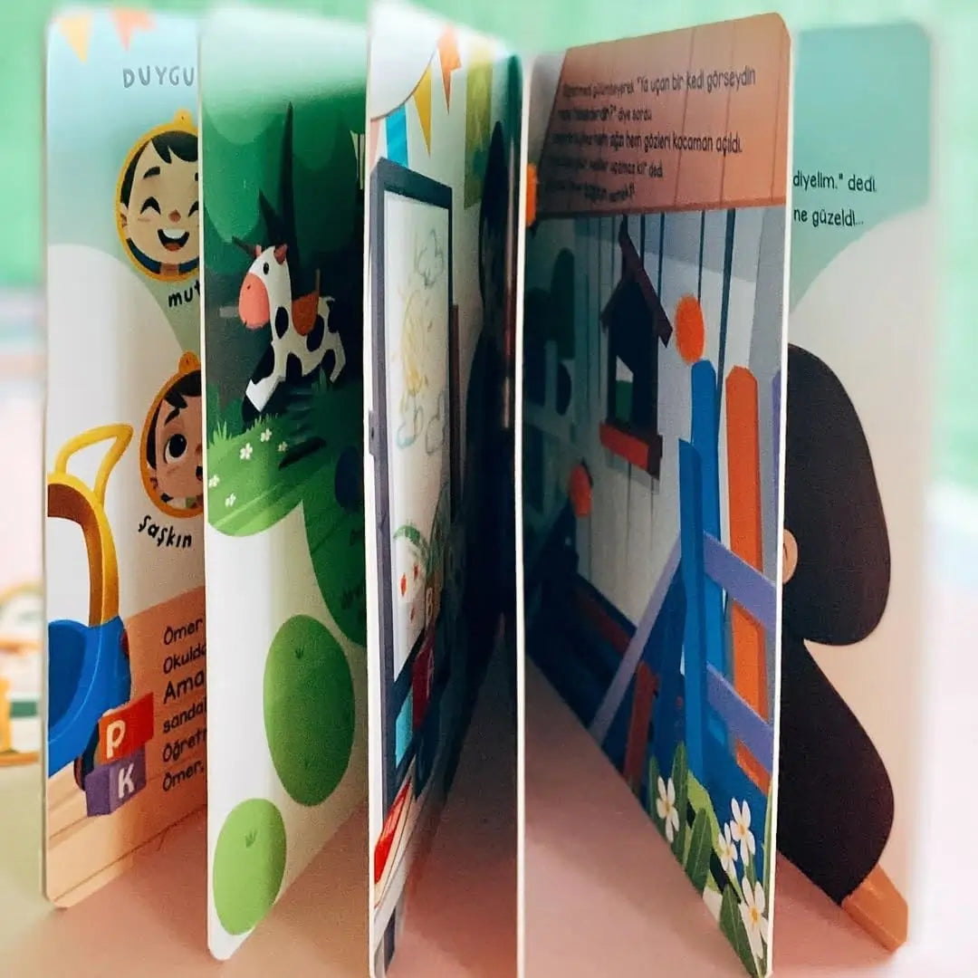 Merhaba Duygularım - Cırt Cırtlı Hikaye Kitabı (Hallo meine Gefühle - Klettverschluss-Geschichtenbuch)