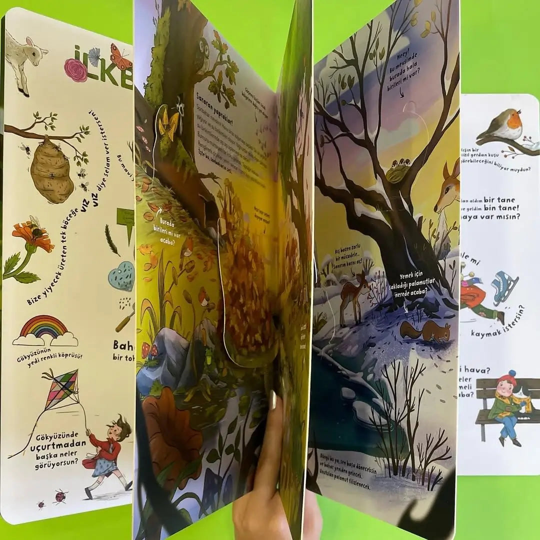 Ne Sorsan Bilir Minik - Benim İlk Mevsimler Kitabım (Mein erstes Buch über die Jahreszeiten)