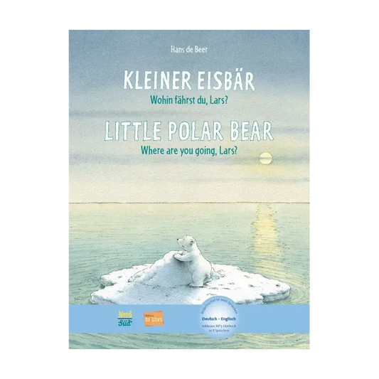 Kleiner Eisbär – wohin fährst du, Lars? / Little Polar Bear - Where are you going, Lars?-Englisch-Deutsche Kinderbücher-SprachStern