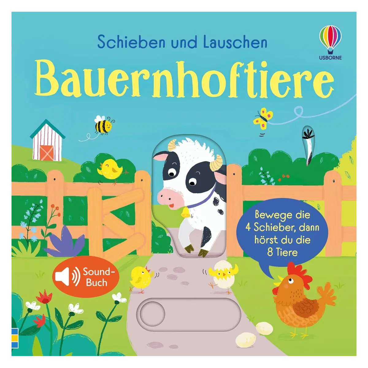 Schieben und Lauschen: Bauernhoftiere