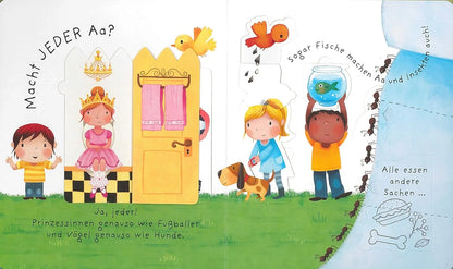 Alle müssen mal aufs Klo