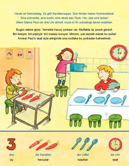 1, 2, 3 im Kindergarten / Yuvada 1, 2, 3