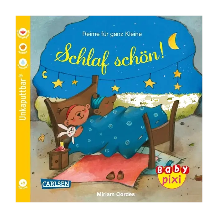 Baby Pixi (unkaputtbar) 99: Reime für ganz Kleine: Schlaf schön!-Deutsche Kinderbücher-SprachStern