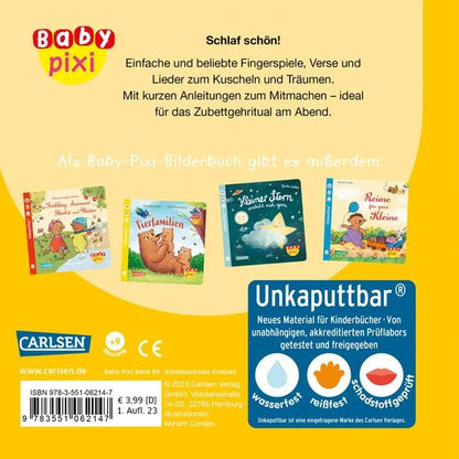 Baby Pixi (unkaputtbar) 99: Reime für ganz Kleine: Schlaf schön!-Deutsche Kinderbücher-SprachStern