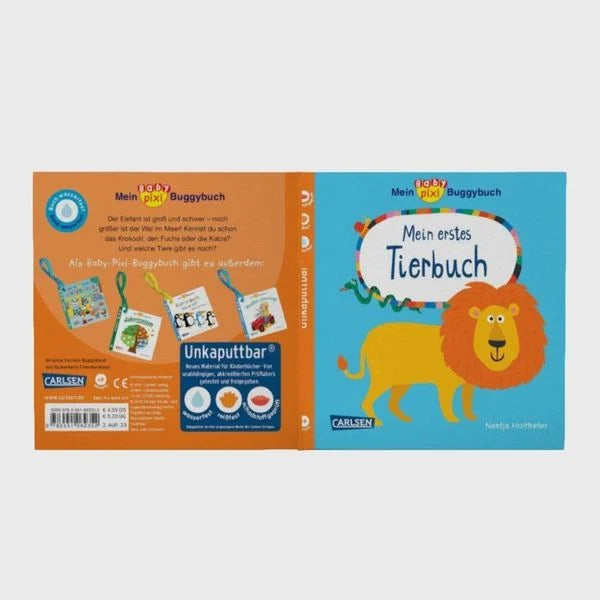 Baby Pixi (unkaputtbar) 120: Mein Baby-Pixi-Buggybuch: Mein erstes Tierbuch-Deutsche Kinderbücher-SprachStern