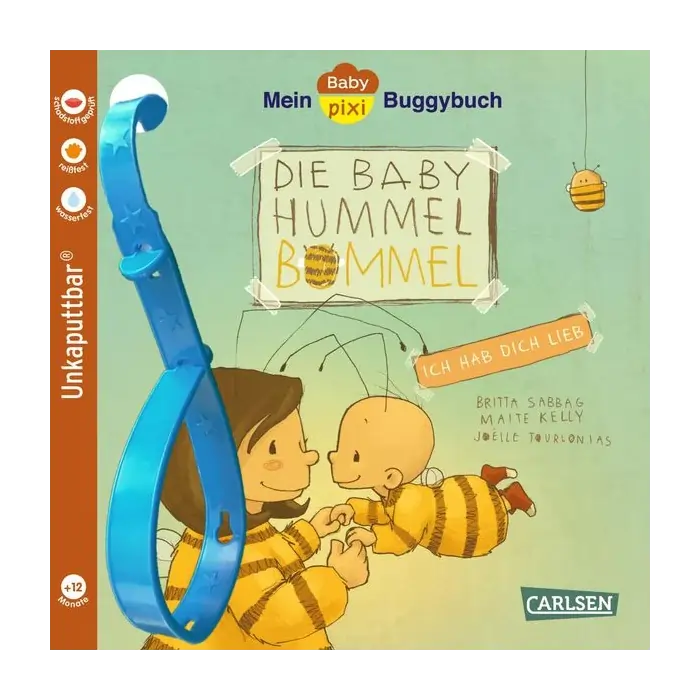 Baby Pixi (unkaputtbar) 155: Mein Baby-Pixi-Buggybuch: Baby Hummel Bommel – Ich hab dich lieb-Deutsche Kinderbücher-SprachStern