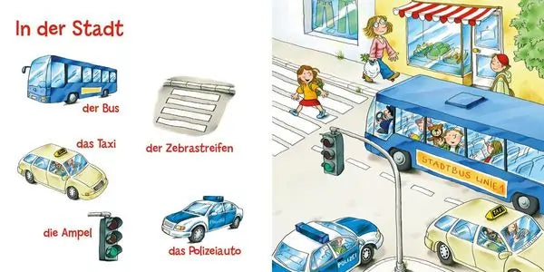 Buggy-Bücher: Mein Buggy-Bildwörterbuch: Unterwegs-Deutsche Kinderbücher-SprachStern