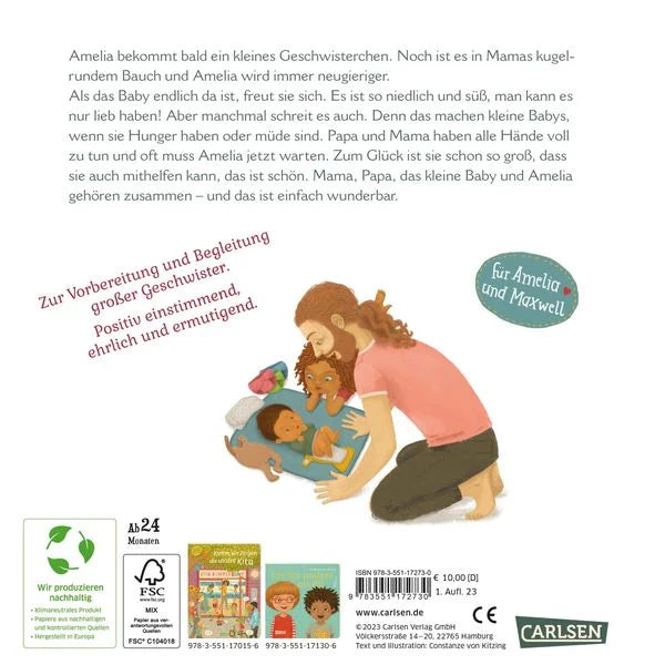 Jetzt ist unser kleines Baby da-Deutsche Kinderbücher-SprachStern