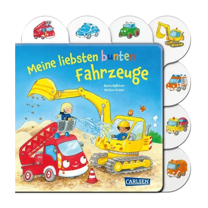 Meine liebsten bunten Fahrzeuge-Deutsche Kinderbücher-SprachStern