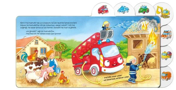 Meine liebsten bunten Fahrzeuge-Deutsche Kinderbücher-SprachStern