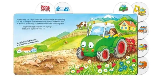 Meine liebsten bunten Fahrzeuge-Deutsche Kinderbücher-SprachStern