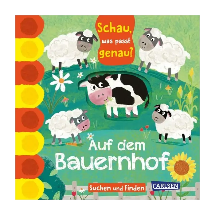 Schau. was passt genau? Auf dem Bauernhof-Deutsche Kinderbücher-SprachStern