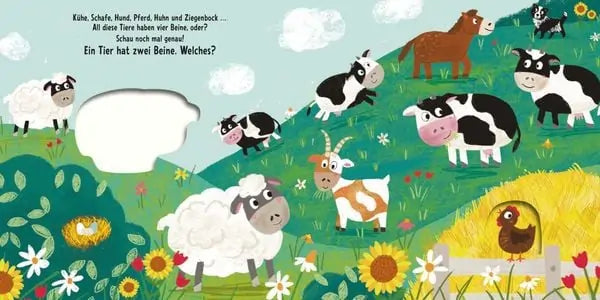 Schau. was passt genau? Auf dem Bauernhof-Deutsche Kinderbücher-SprachStern