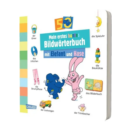 Mein erstes buntes Bildwörterbuch mit Elefant und Hase-Deutsche Kinderbücher-SprachStern