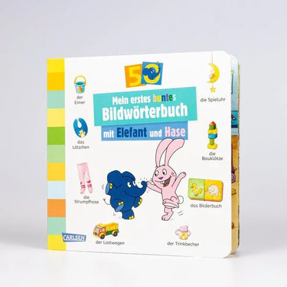 Mein erstes buntes Bildwörterbuch mit Elefant und Hase-Deutsche Kinderbücher-SprachStern