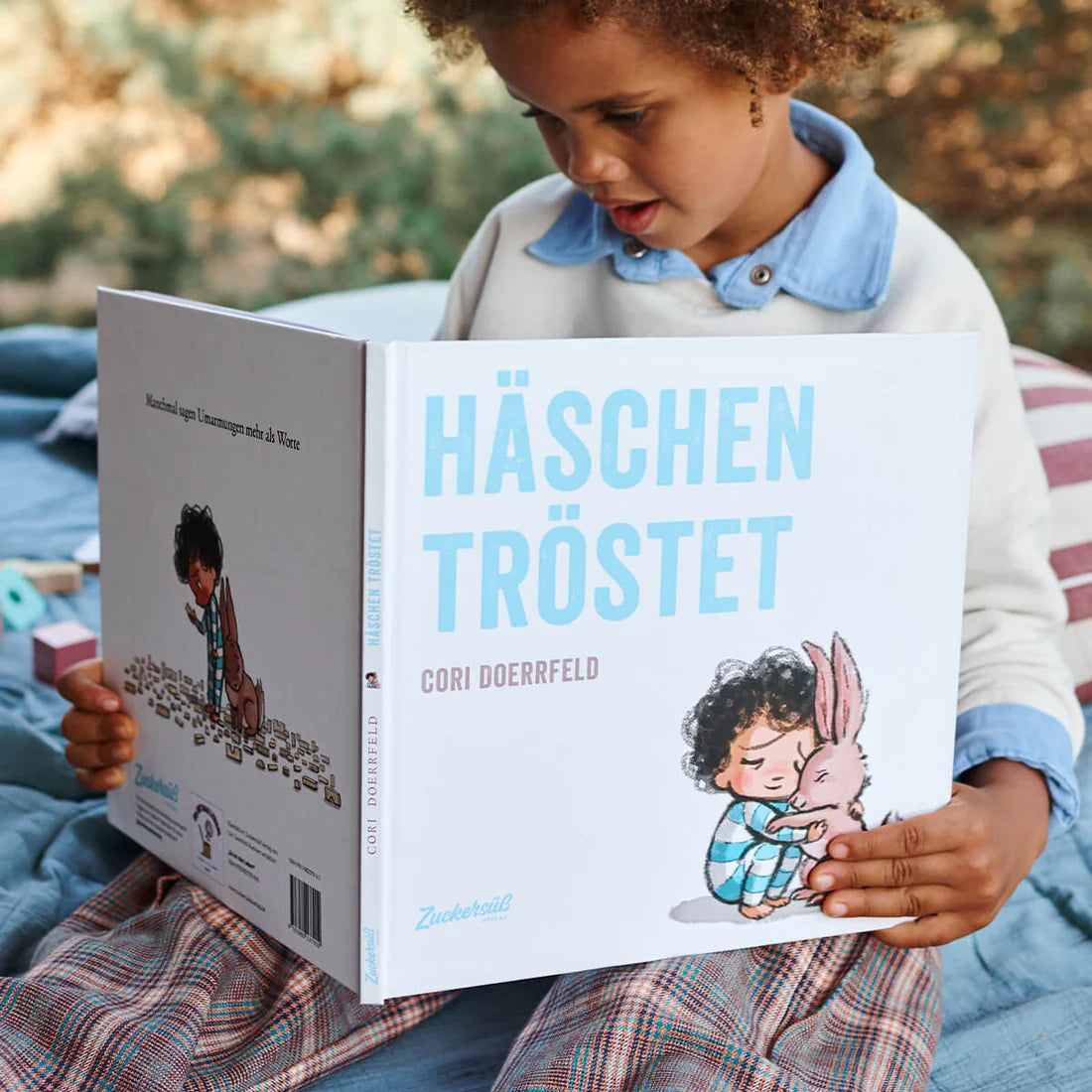 Häschen tröstet-Deutsche Kinderbücher-SprachStern