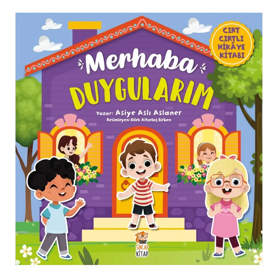 Merhaba Duygularım - Cırt Cırtlı Hikaye Kitabı (Hallo meine Gefühle - Klettverschluss-Geschichtenbuch)-Türkische Kinderbücher-SprachStern