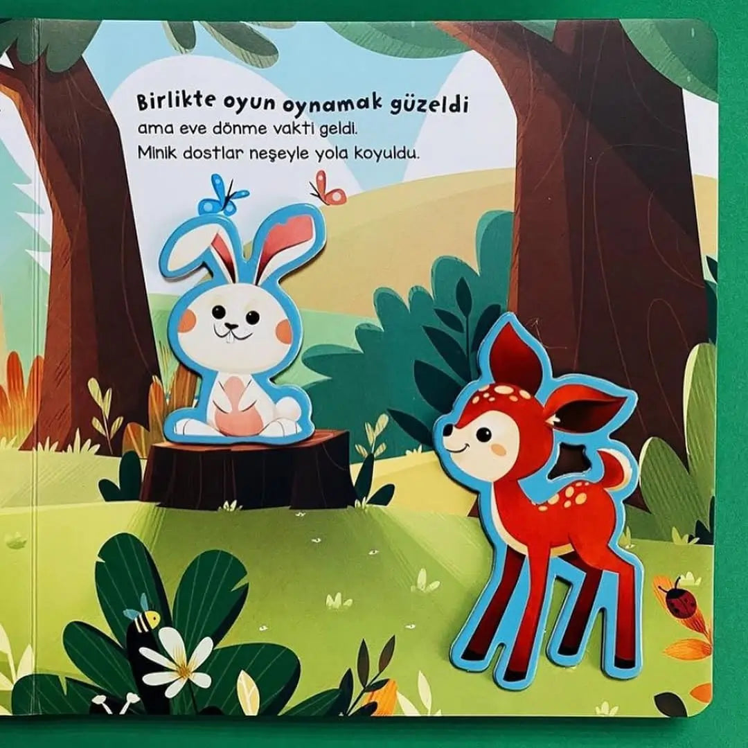 Merhaba Orman - Cırt Cırtlı Hikaye Kitap (Hallo Wald - Klettverschluss-Geschichtenbuch)