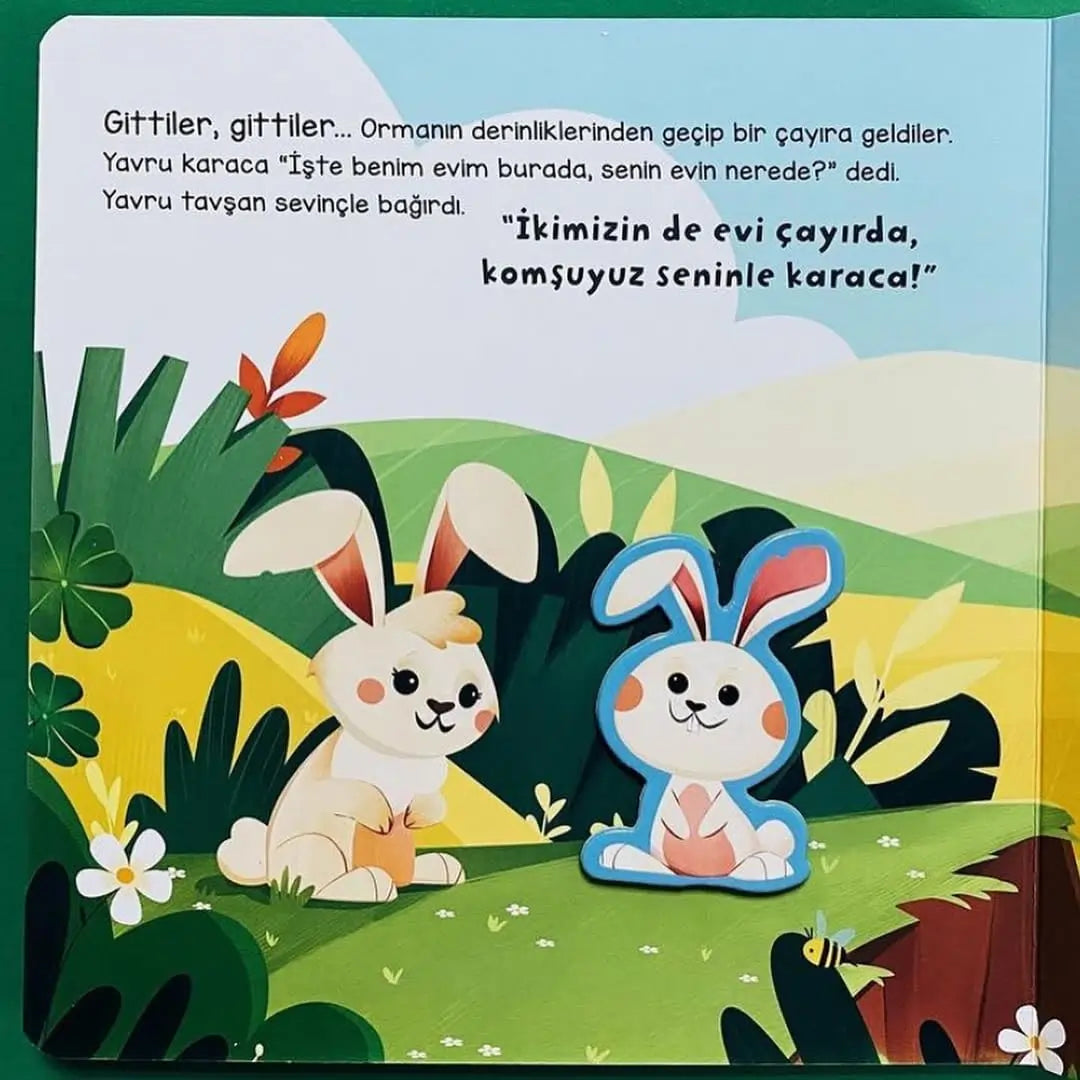 Merhaba Orman - Cırt Cırtlı Hikaye Kitap (Hallo Wald - Klettverschluss-Geschichtenbuch)