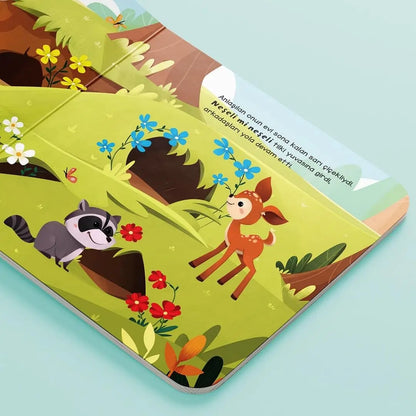 Merhaba Orman - Cırt Cırtlı Hikaye Kitap (Hallo Wald - Klettverschluss-Geschichtenbuch)