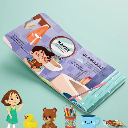 Merhaba Eşyalarım - Cırt Cırtlı Hikaye Kitabı (Hallo meine Sachen - Klettverschluss-Geschichtenbuch)