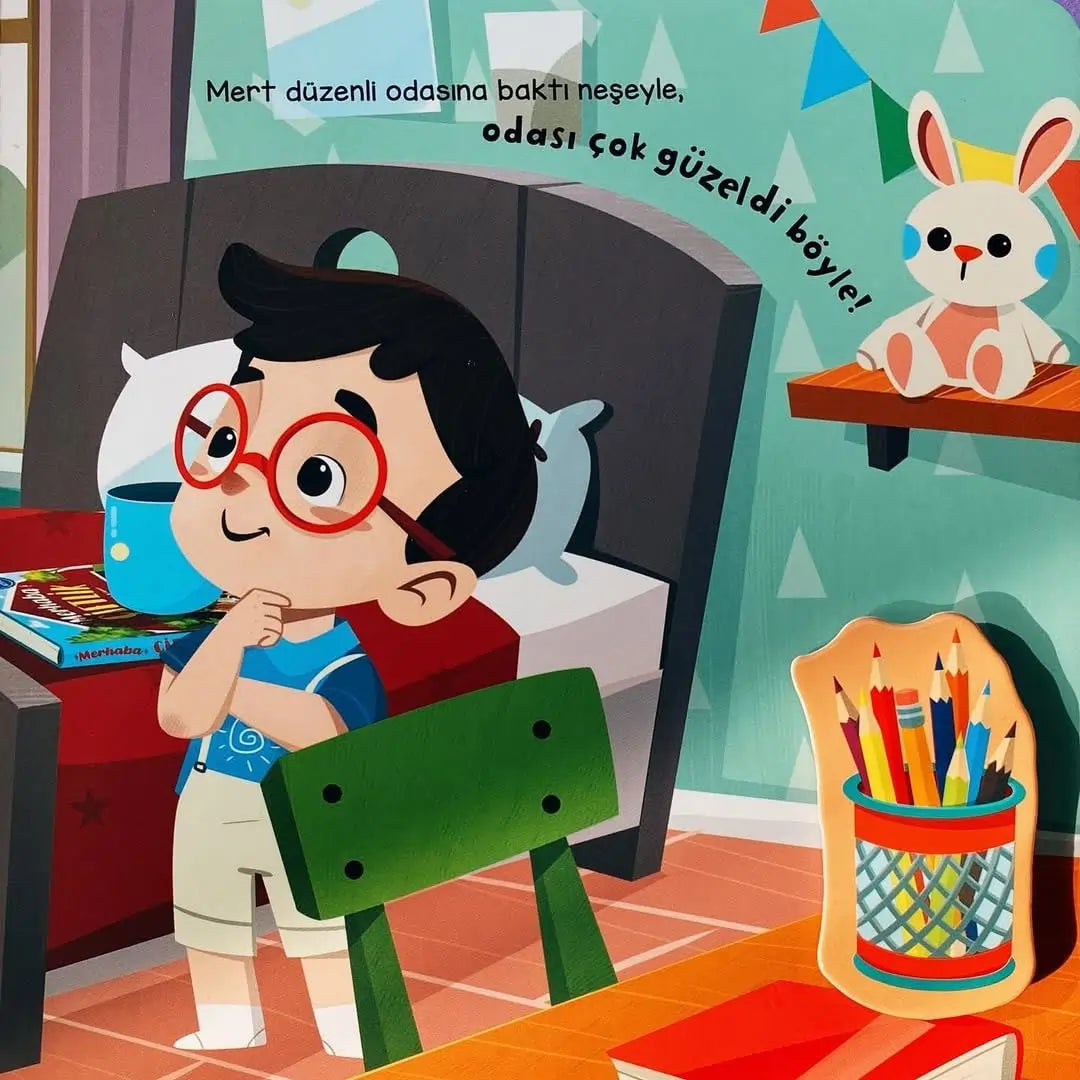 Merhaba Eşyalarım - Cırt Cırtlı Hikaye Kitabı (Hallo meine Sachen - Klettverschluss-Geschichtenbuch)