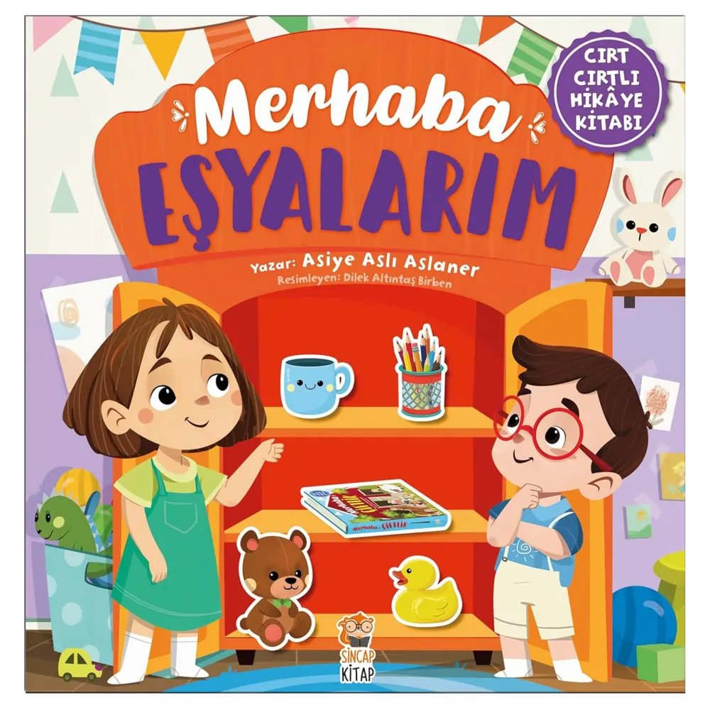Merhaba Eşyalarım - Cırt Cırtlı Hikaye Kitabı (Hallo meine Sachen - Klettverschluss-Geschichtenbuch)