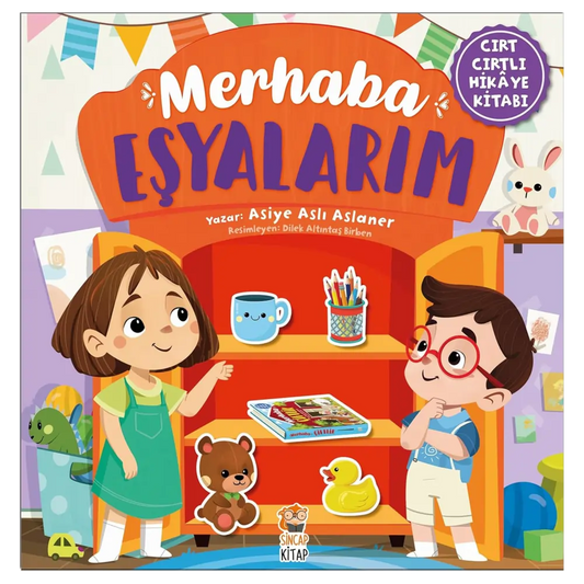 Merhaba Eşyalarım - Cırt Cırtlı Hikaye Kitabı (Hallo meine Sachen - Klettverschluss-Geschichtenbuch)