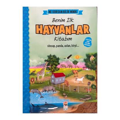 Ne Sorsan Bilir Minik - İlk Büyük Hayvanlar Kitabım (Mein erstes großes Buch der Tiere)-Türkische Kinderbücher-SprachStern