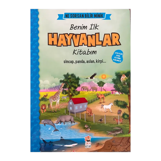 Ne Sorsan Bilir Minik - İlk Büyük Hayvanlar Kitabım (Mein erstes großes Buch der Tiere)-Türkische Kinderbücher-SprachStern