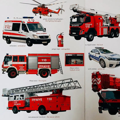 Ne Sorsan Bilir Minik - İlk Büyük Araçlar Kitabım (Mein erstes großes Buch der Fahrzeuge)