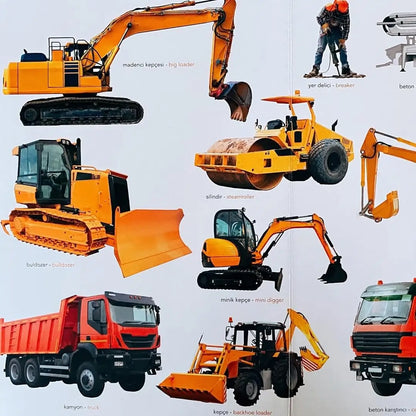 Ne Sorsan Bilir Minik - İlk Büyük Araçlar Kitabım (Mein erstes großes Buch der Fahrzeuge)