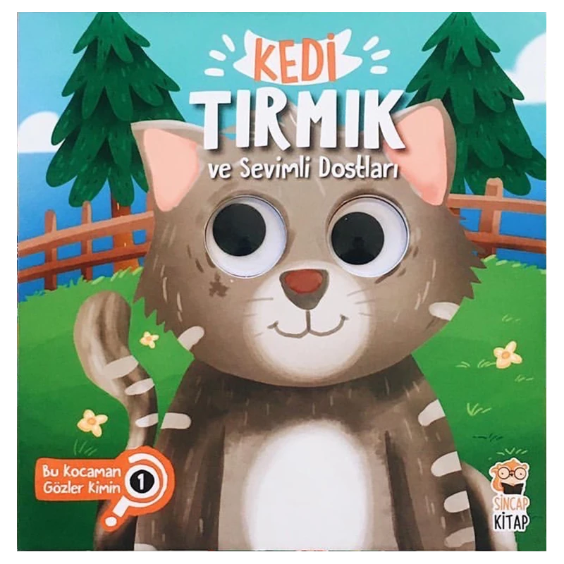 Kedi Tırmık ve Sevimli Dostları - Bu Kocaman Gözler Kimin? (Kater Kratzer und seine süßen Freunde - Wem gehören diese großen Augen?)-Türkische Kinderbücher-SprachStern