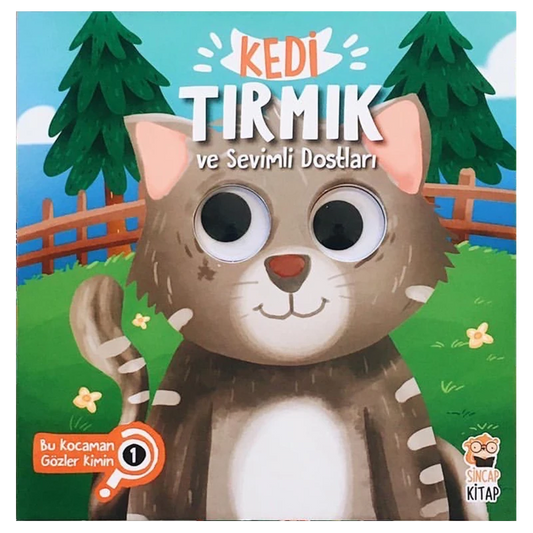 Kedi Tırmık ve Sevimli Dostları - Bu Kocaman Gözler Kimin? (Kater Kratzer und seine süßen Freunde - Wem gehören diese großen Augen?)-Türkische Kinderbücher-SprachStern