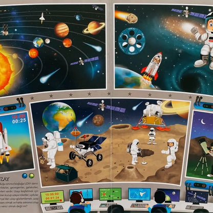 Ne Sorsan Bilir Minik - Benim İlk Uzay Kitabım (Mein erstes Buch über den Weltraum)