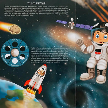 Ne Sorsan Bilir Minik - Benim İlk Uzay Kitabım (Mein erstes Buch über den Weltraum)