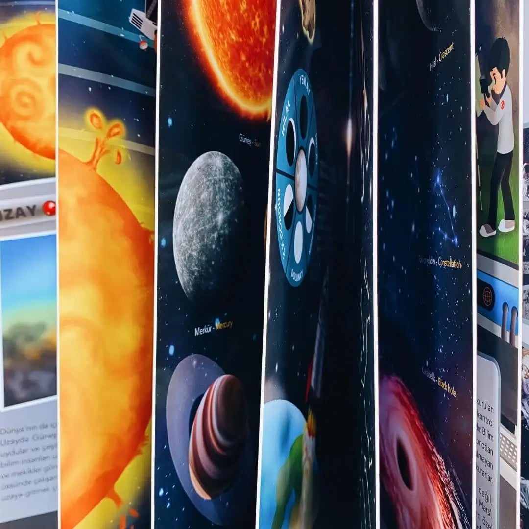 Ne Sorsan Bilir Minik - Benim İlk Uzay Kitabım (Mein erstes Buch über den Weltraum)