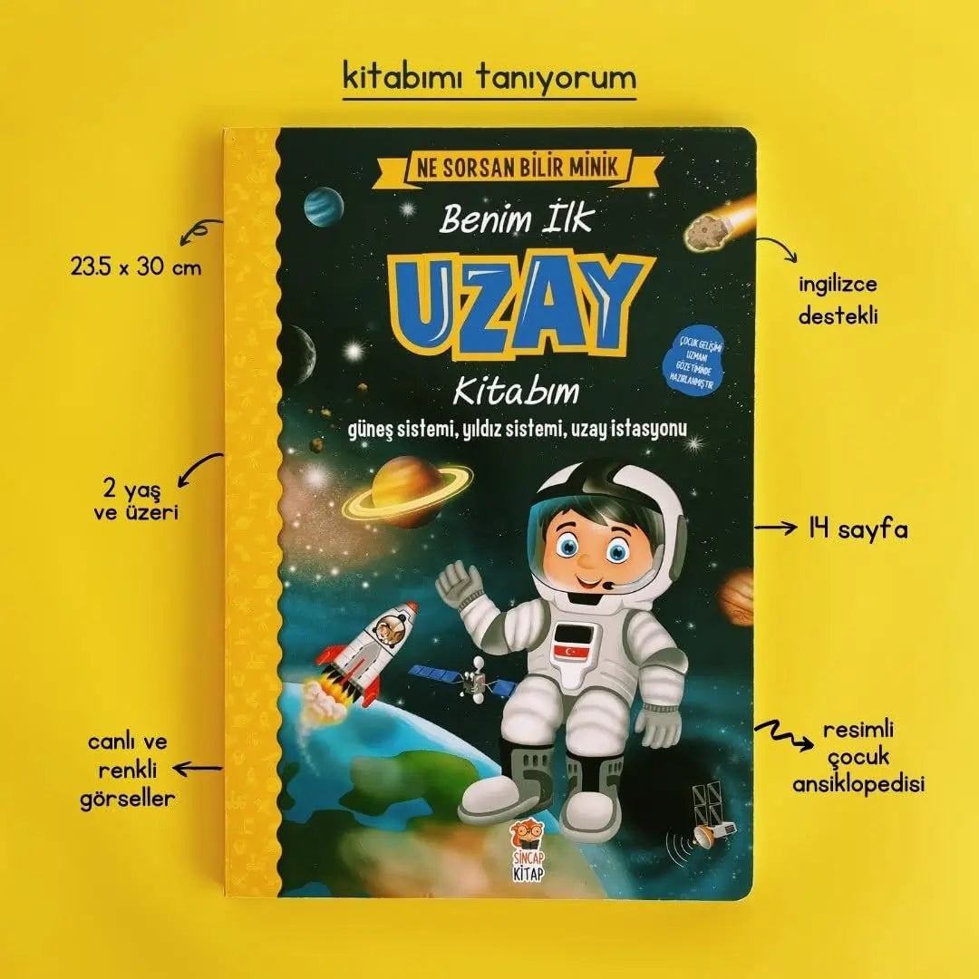 Ne Sorsan Bilir Minik - Benim İlk Uzay Kitabım (Mein erstes Buch über den Weltraum)
