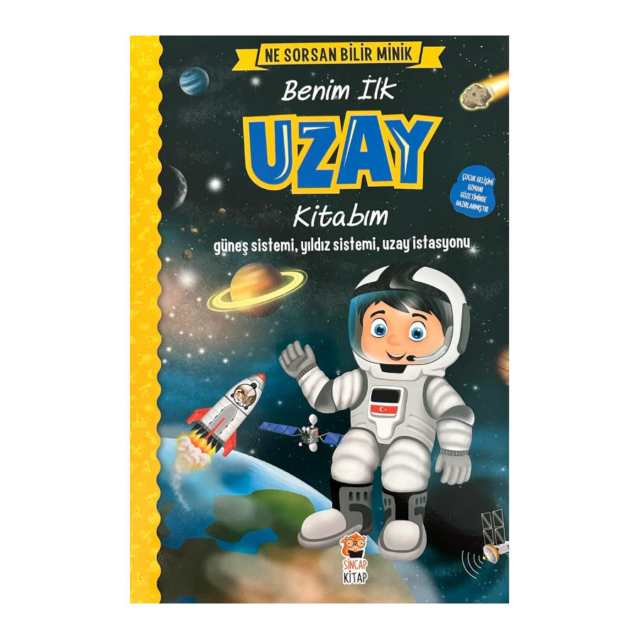 Ne Sorsan Bilir Minik - Benim İlk Uzay Kitabım (Mein erstes Buch über den Weltraum)-Türkische Kinderbücher-SprachStern