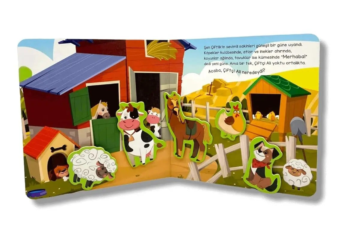 Merhaba Çiftlik - Cırt Cırtlı Hikaye Kitabı (Hallo Bauernhof - Klettverschluss-Geschichtenbuch)