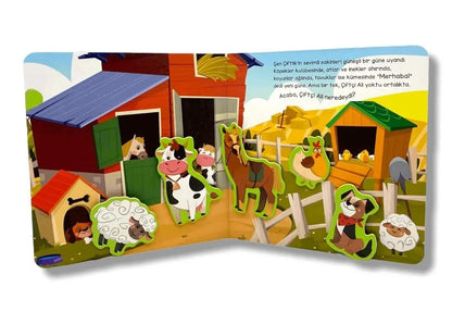 Merhaba Çiftlik - Cırt Cırtlı Hikaye Kitabı (Hallo Bauernhof - Klettverschluss-Geschichtenbuch)