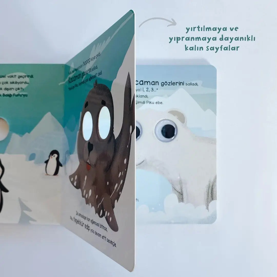 Bu Kocaman Gözler Kimin? - Penguen Piku ve Sevimli Dostları (Pinguin Piku und seine süßen Freunde - Wem gehören diese großen Augen?)