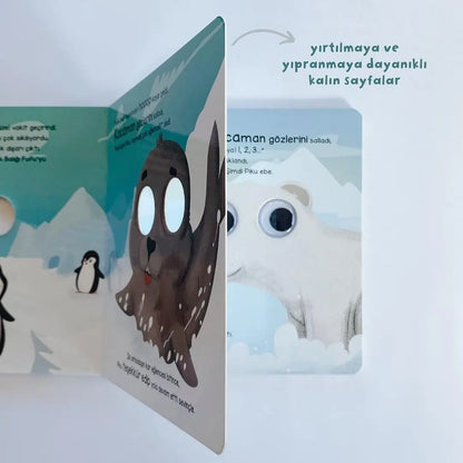Bu Kocaman Gözler Kimin? - Penguen Piku ve Sevimli Dostları (Pinguin Piku und seine süßen Freunde - Wem gehören diese großen Augen?)