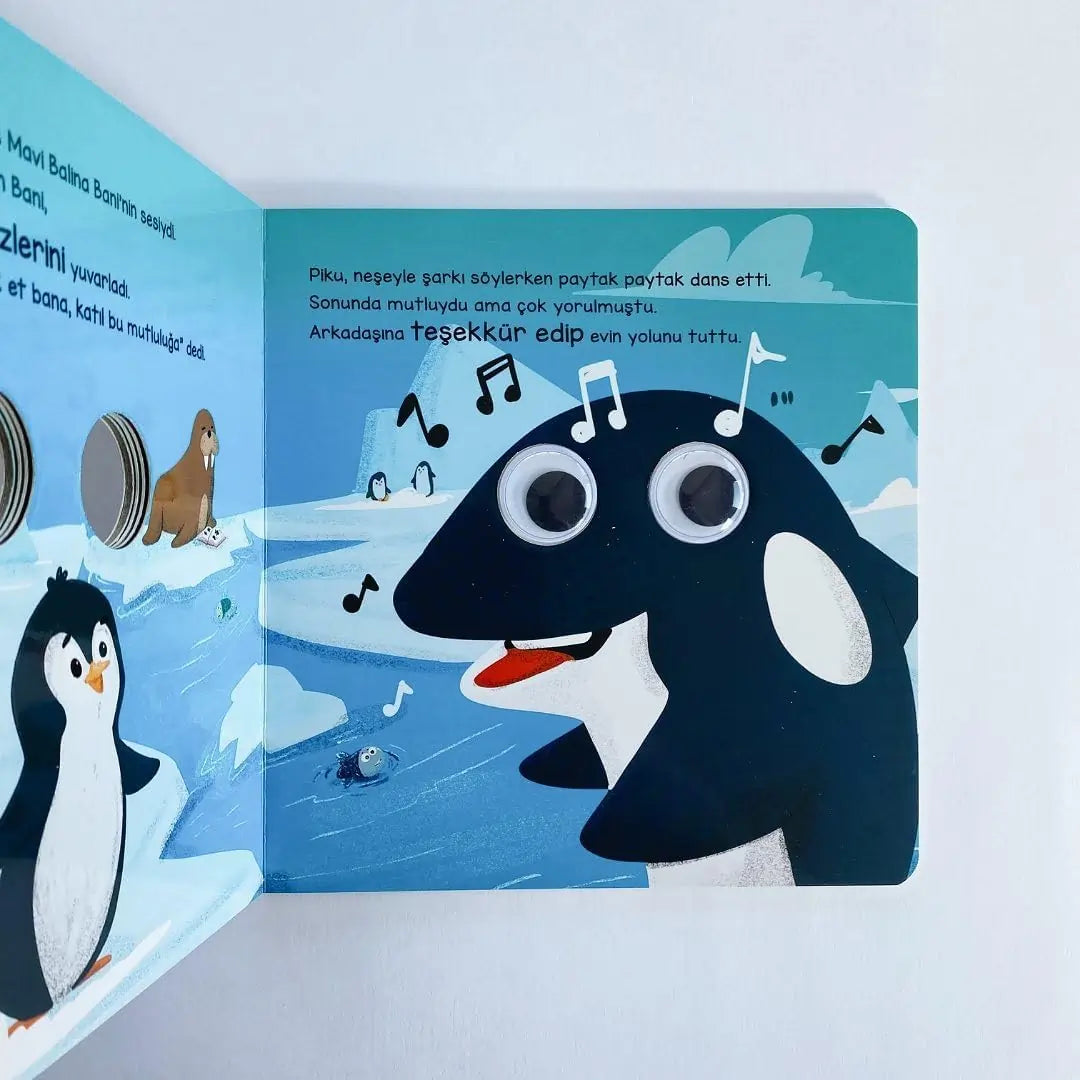 Bu Kocaman Gözler Kimin? - Penguen Piku ve Sevimli Dostları (Pinguin Piku und seine süßen Freunde - Wem gehören diese großen Augen?)