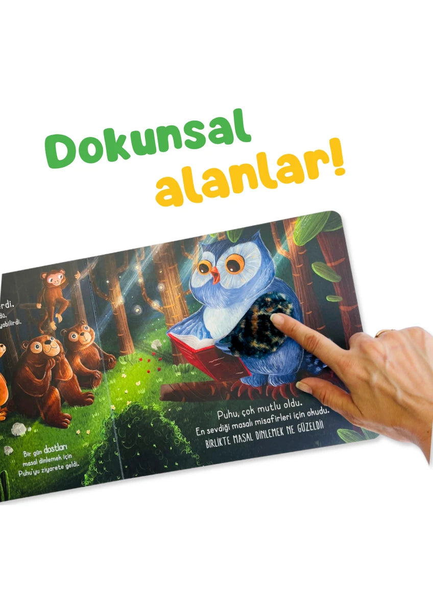 İlk Dokun Hisset Kitabım Ormana Dokun (Mein erstes Fühlbuch - Berühre den Wald)