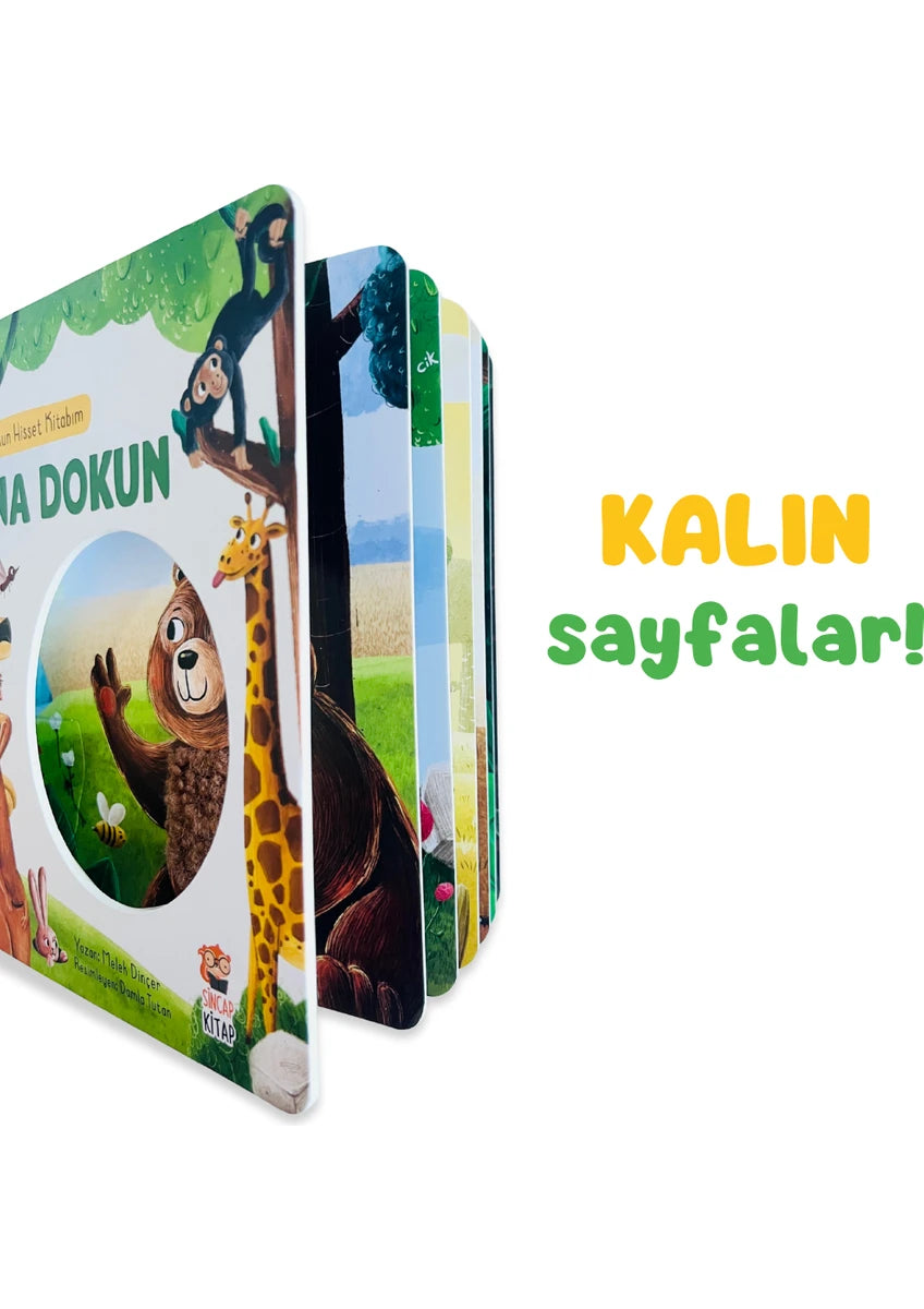 İlk Dokun Hisset Kitabım Ormana Dokun (Mein erstes Fühlbuch - Berühre den Wald)