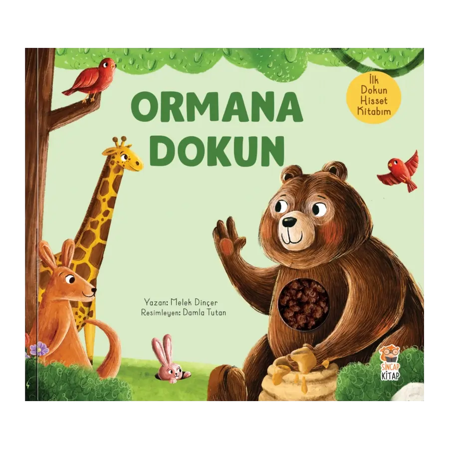 İlk Dokun Hisset Kitabım Ormana Dokun (Mein erstes Fühlbuch - Berühre den Wald)-Türkische Kinderbücher-SprachStern